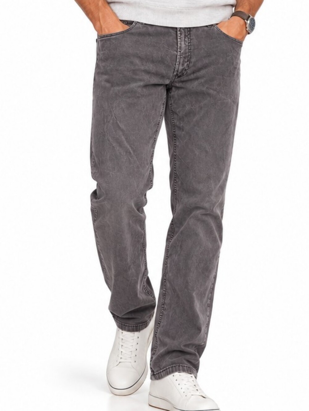 Peter Miller Collection Men’s 36x32 Gray Washed Jeans Pants Distressed 5 Pocket